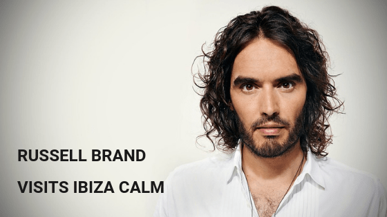 Russell Brand Pays A Visit To Ibiza Calm